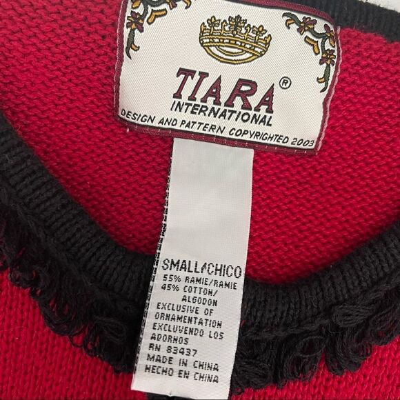 Tiara Christmas zip Cardigan - Picture 3 of 4